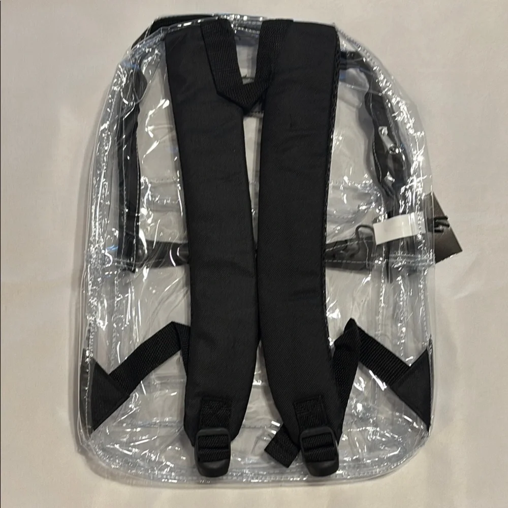 Clear Black Backpack 17